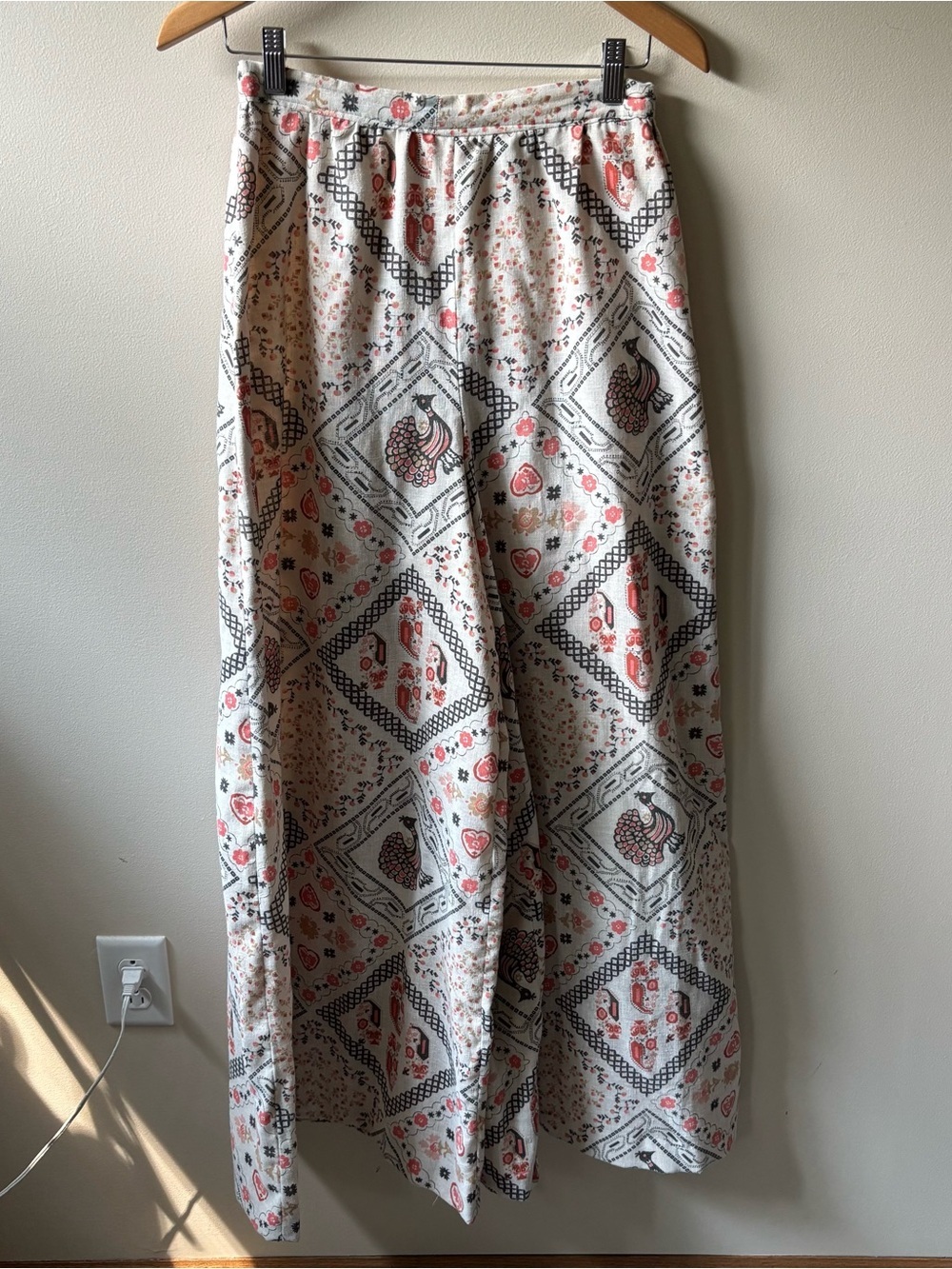 Handmade Wide Leg Flowy Boho Pants